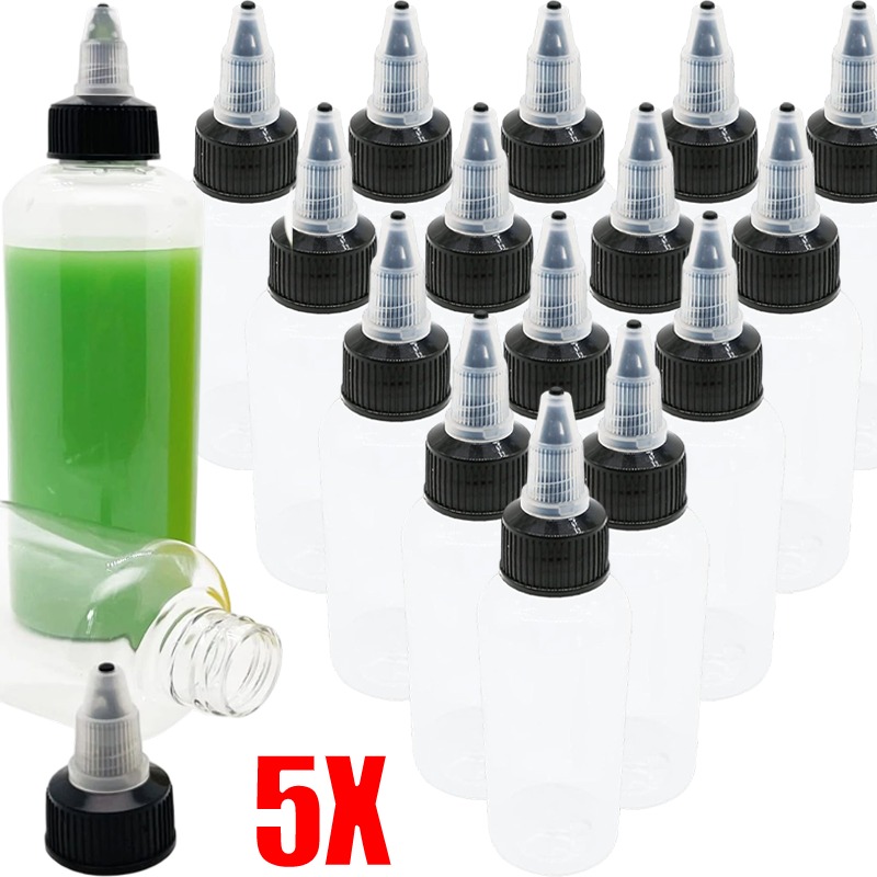 Fountain Pen Bottled Ink - 1/5pcs 30-250ml Doorzichtige Plastic Knijpflessen met