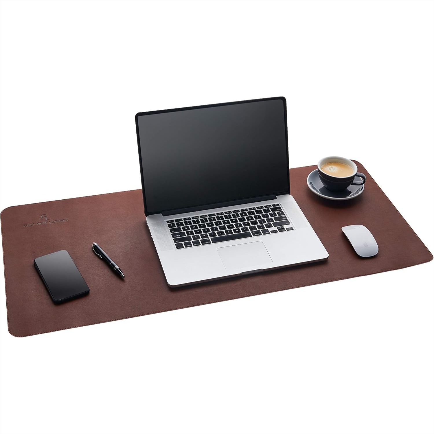 Leather Desk Pad - Grote PU lederen bureaumat 36x17 inch