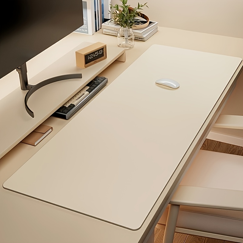 Leather Desk Pad - 1pc grote kunstleer muismat, antislip waterdichte