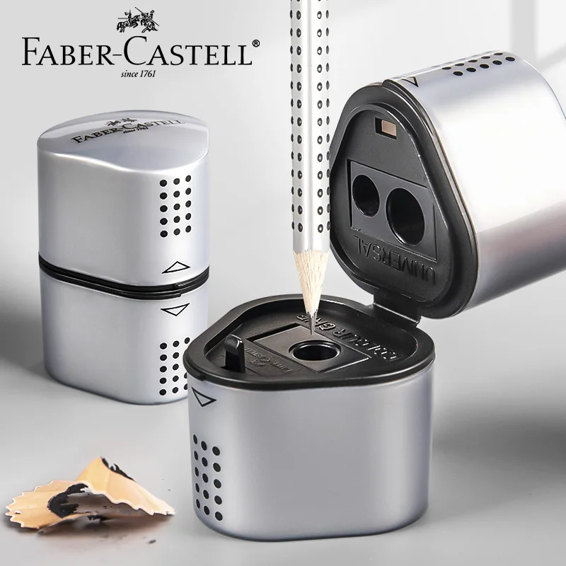 Faber-Castell Pencil Grip - Faber-Castell Grip Trio 3-in-1 puntenslijper Handmatige