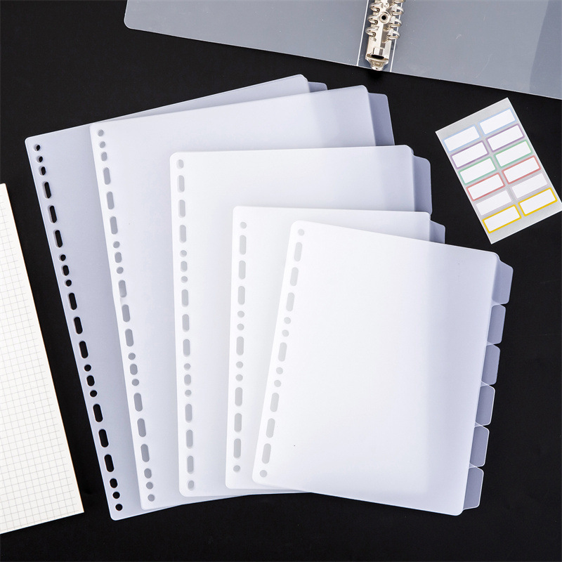 Tab Divider A4 - A4 A5 B5 Binder Verdelers Genera