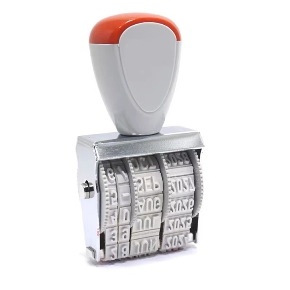 Rubber Date Stamp - Praktische digitale datumwielstempel, verstelbare duidelijke afdruk,