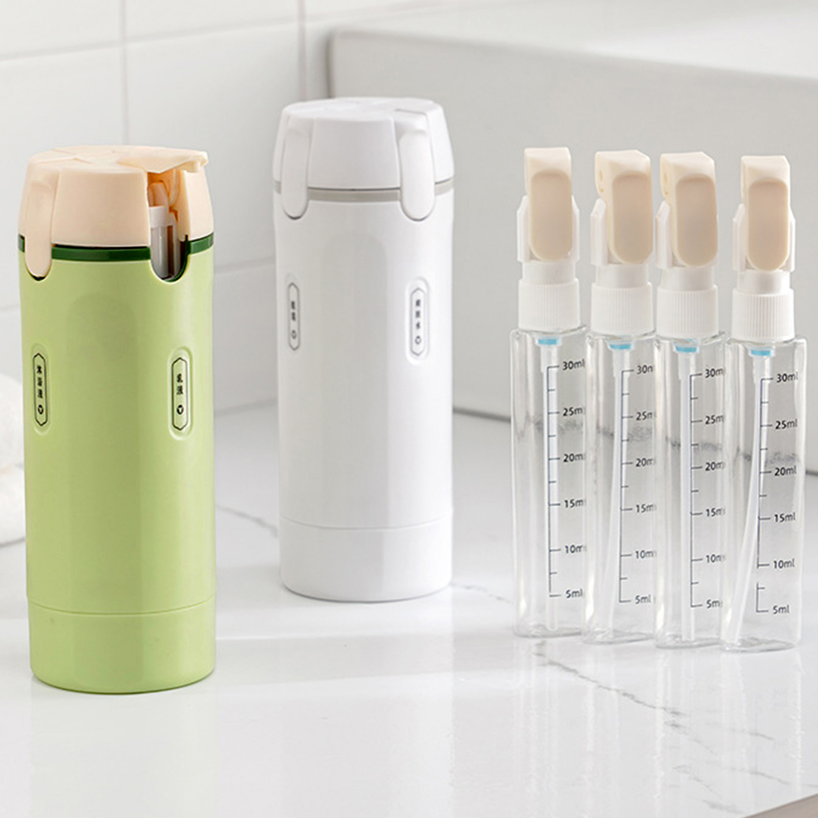 4-in-1 Reisvloeistofdispenser  - Gel Refill Pack recensie en prijs