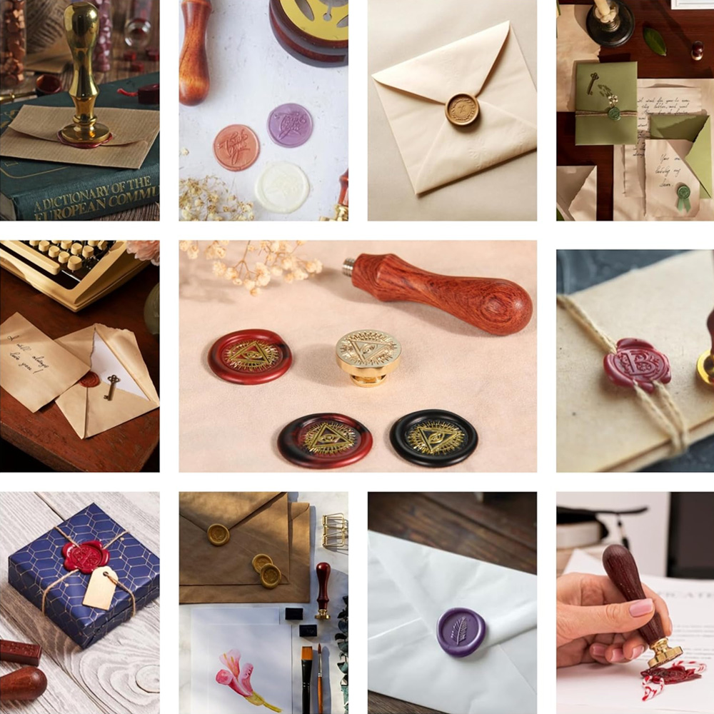 Op maat gemaakte waszegelstemp - Wax Seal Stamp Set recensie en prijs