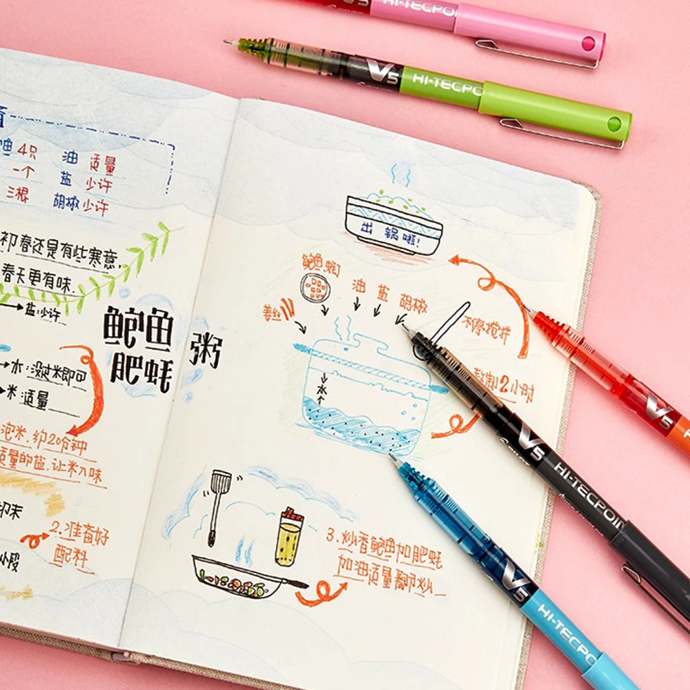 3pcs Japan PILOT Gel Pennen Re - Pilot Pen V5 recensie en prijs