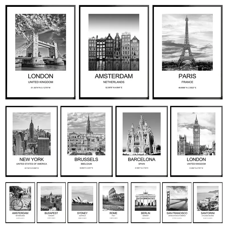 Stad Poster New York Londen Pa - Ink Blotter Paper recensie en prijs