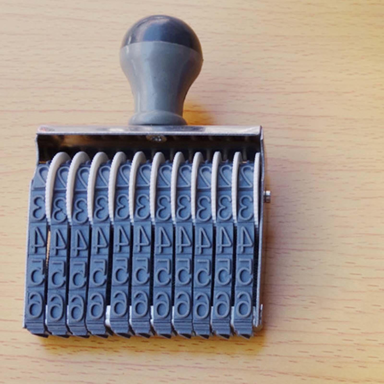 Rubberen nummerstempelrol Datu - Rubber Date Stamp recensie en prijs