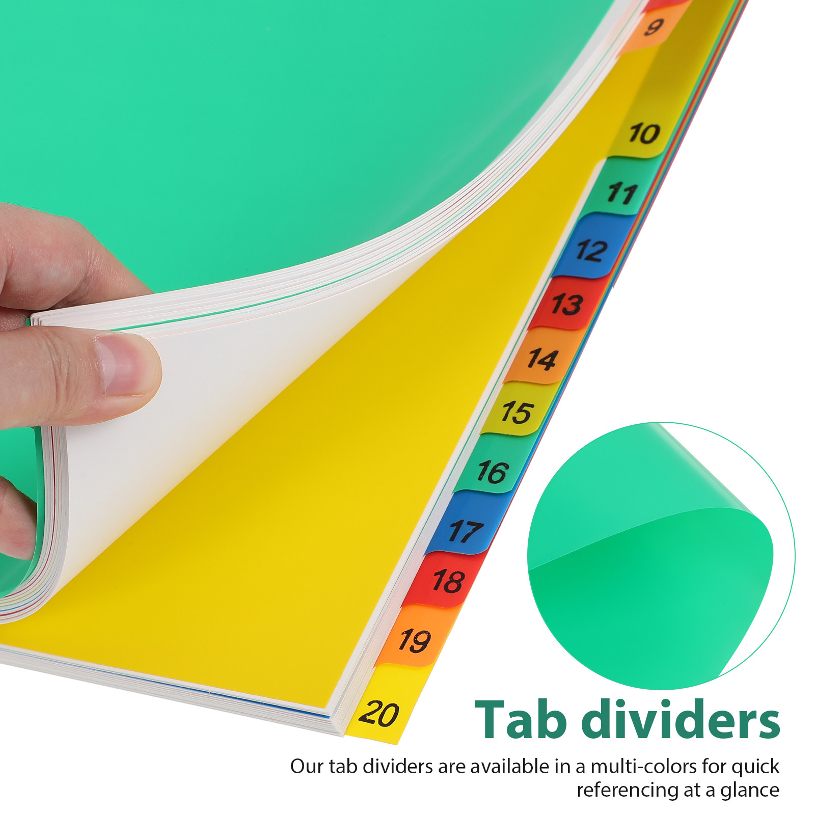 20 pagina's A4-formaat, kleurg - Tab Divider A4 recensie en prijs