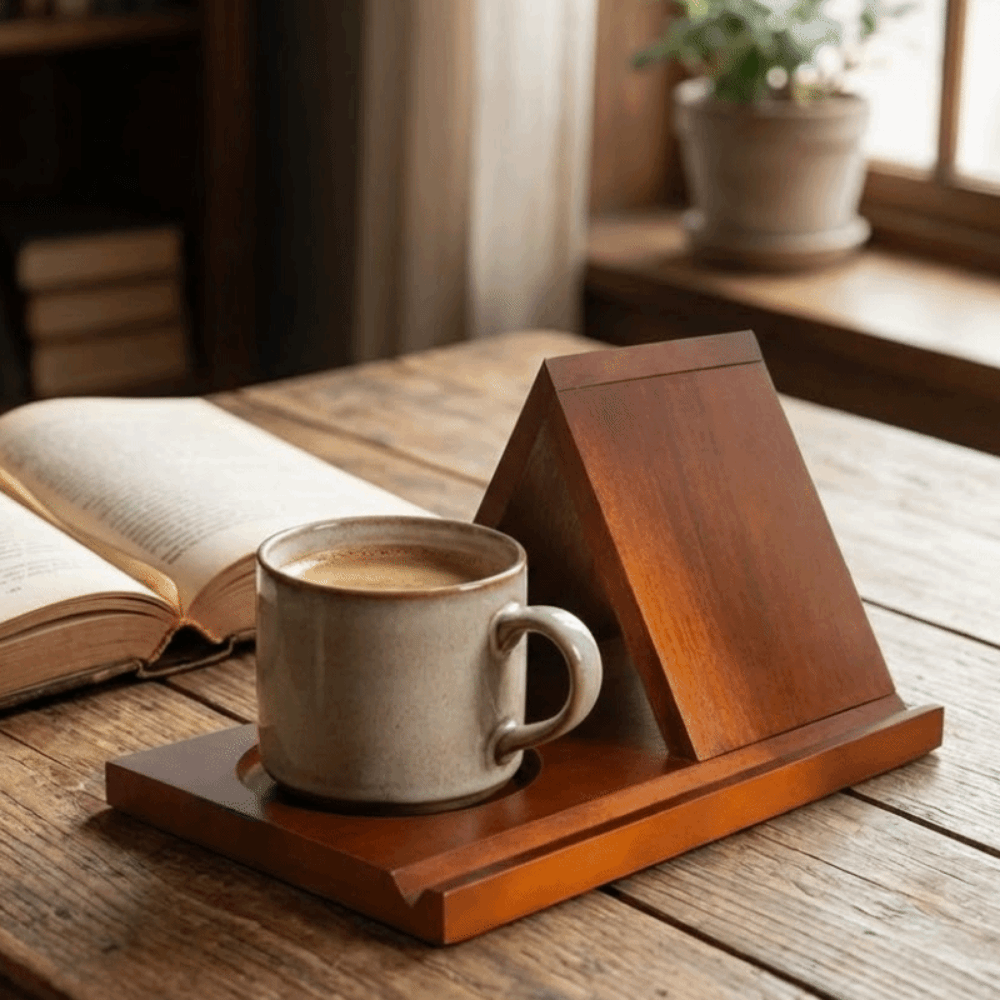 Minimalistische 2-in-1 driehoe - Magazine Holder Rack recensie en prijs