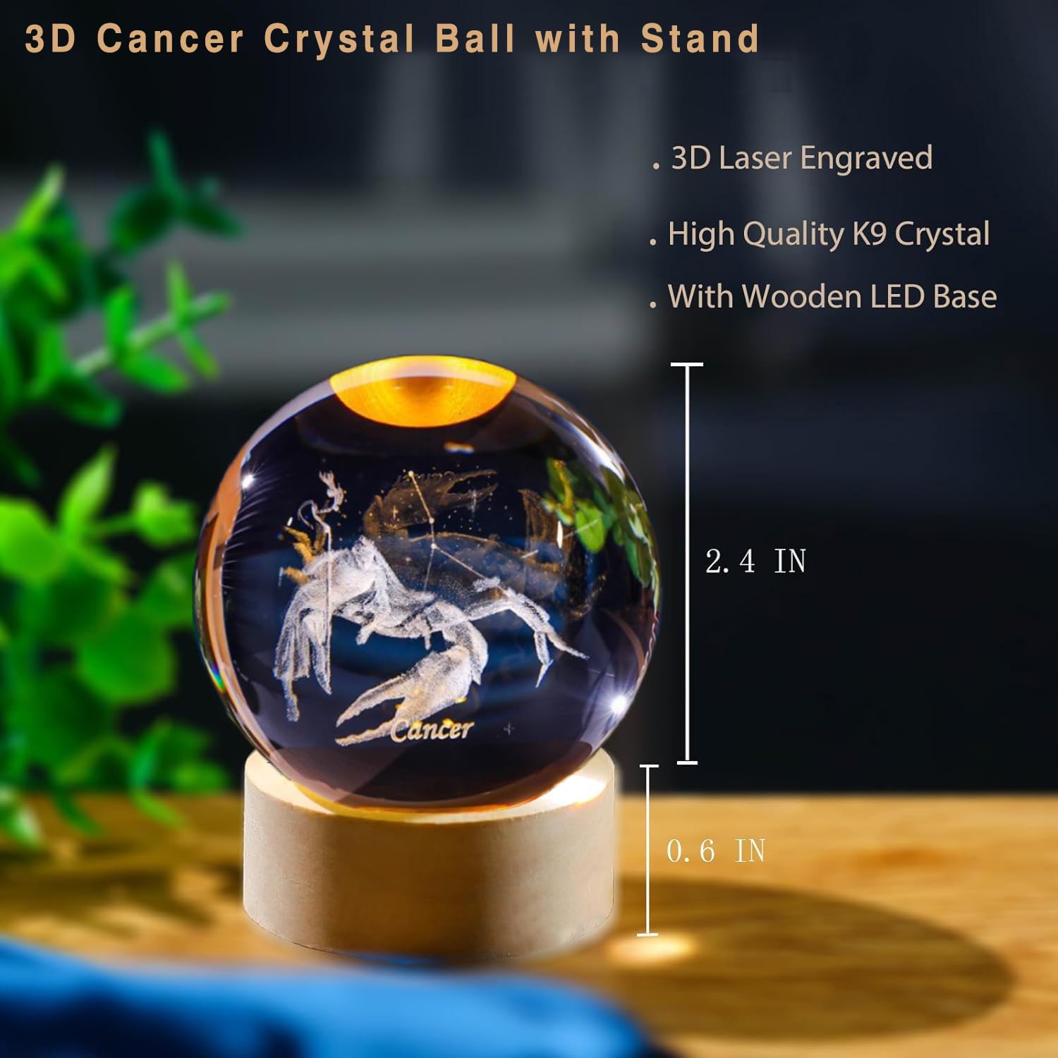 3D Kreeft Sterrenbeeld Kristal - Paper Weight Crystal recensie en prijs