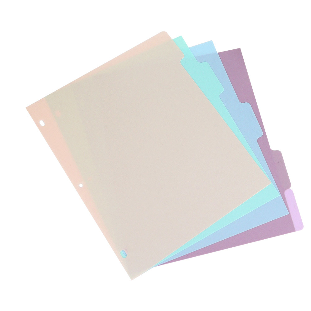 1 set matte PP A4-scheidingsbl - Tab Divider A4 recensie en prijs