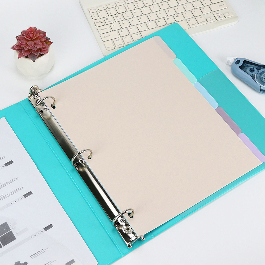 1 set matte PP A4-scheidingsbl - Tab Divider A4 recensie en prijs