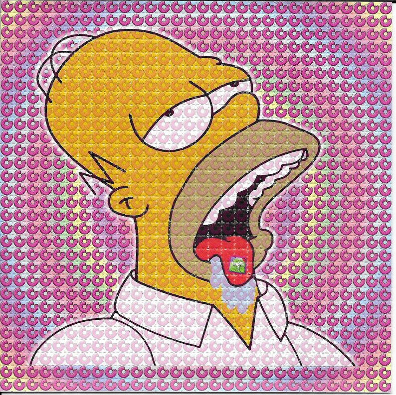Gedoteerde Homer Psychedelisch - Ink Blotter Paper recensie en prijs