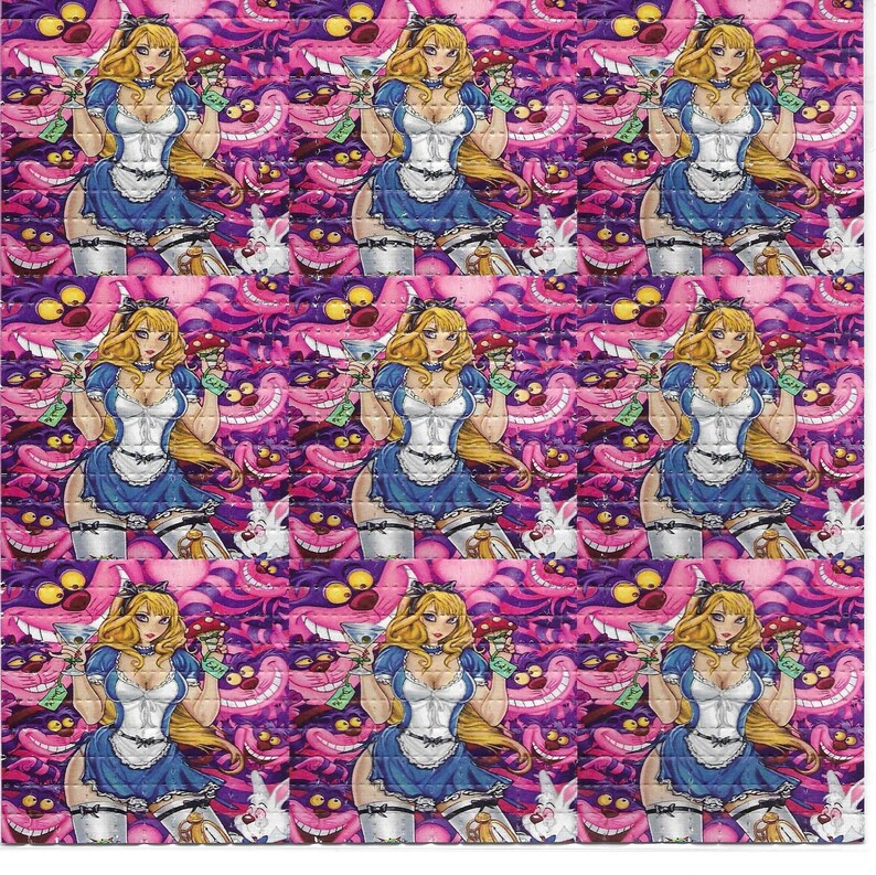 Sexy Alice Psychedelische Lsd  - Ink Blotter Paper recensie en prijs