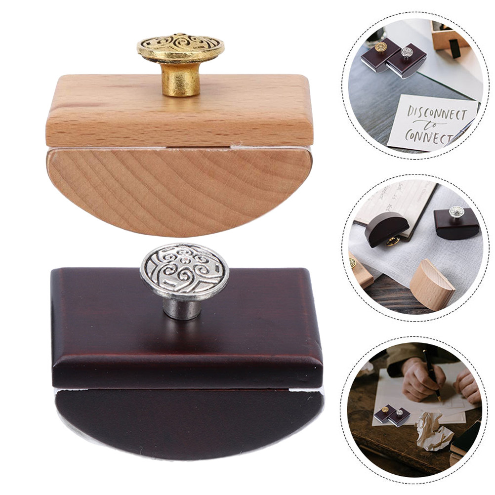 2 stuks houten rocker blotter  - Ink Blotter Paper recensie en prijs
