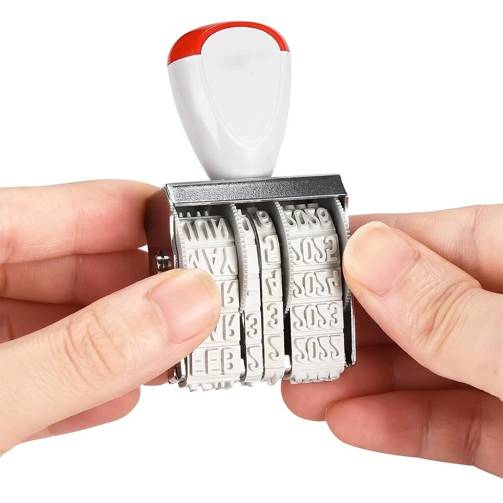 Praktische digitale datumwiels - Rubber Date Stamp recensie en prijs