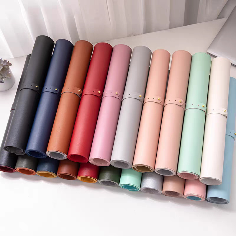 Zachte, opvouwbare tafelmat –  - Leather Desk Pad recensie en prijs