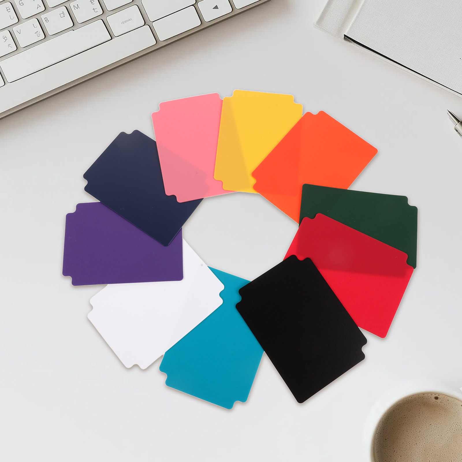 50 stuks kaartendelers, kleurr - Card Index Box recensie en prijs